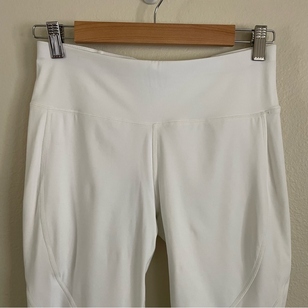 NWT Sweaty Betty Power Wetlook Mesh 7/8 Leggings White Size Small - Picture 8 of 14
